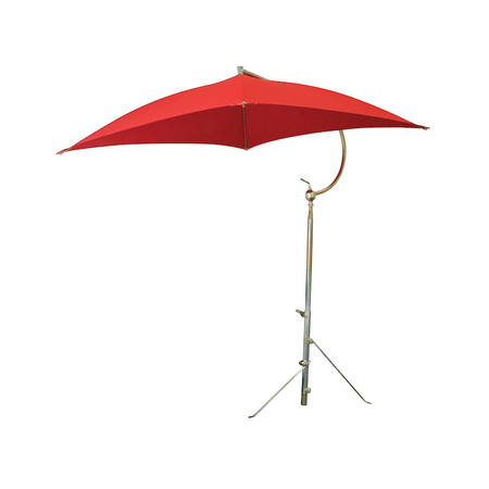 A & I PRODUCTS Umbrella, Red 41" x20" x3.5" A-6A51